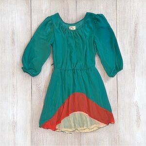 SWEET STORM Women’s/Juniors Blouson Chiffon Dress. Size Small. 100% Polyester